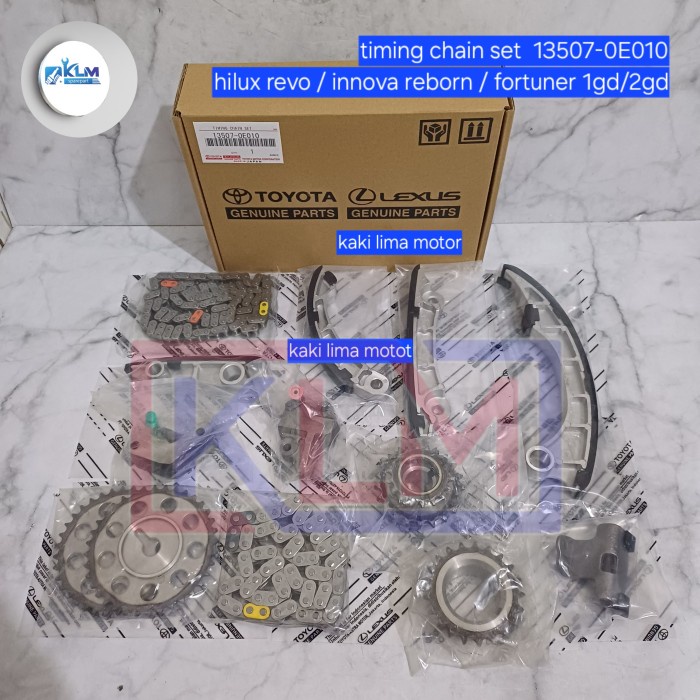 Jual Ready timing chain set timing kit set hilux revo / innova reborn ...