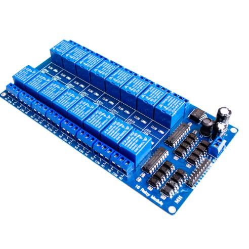 Jual HARGA DISC - Relay 16 Channel 12V Module Board Optocoupler Power ...