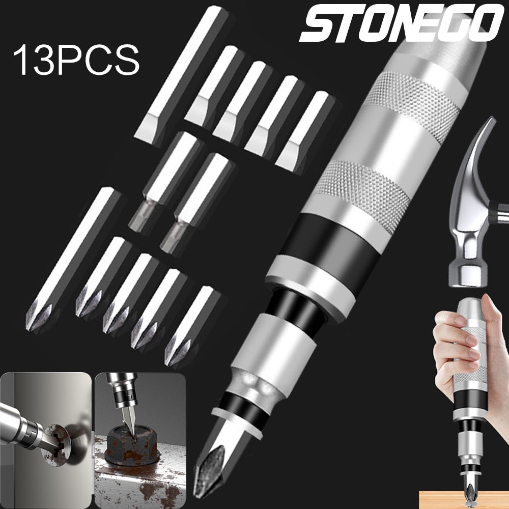 Jual 13PCS Remover Phillips Screwdriver Convertible Screwdriver Centre ...