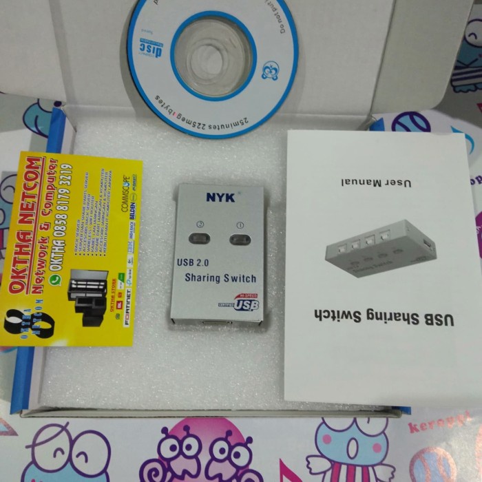 Jual Auto Switch Printer 2 Port Usb / Sharing Switcher 1-2 | Shopee ...