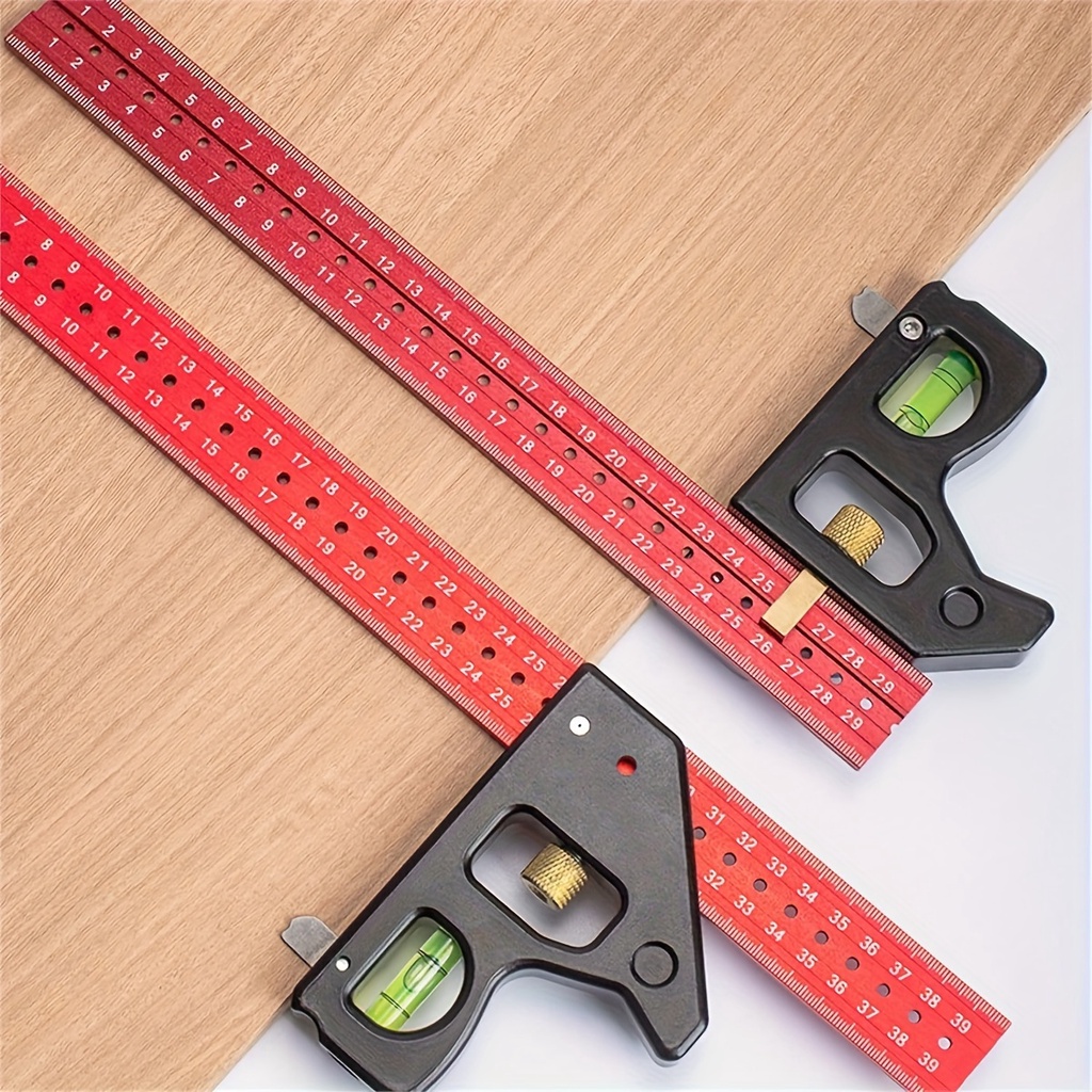 Jual Multifunctional Carpenter's Combination Angles Ruler Metal ...