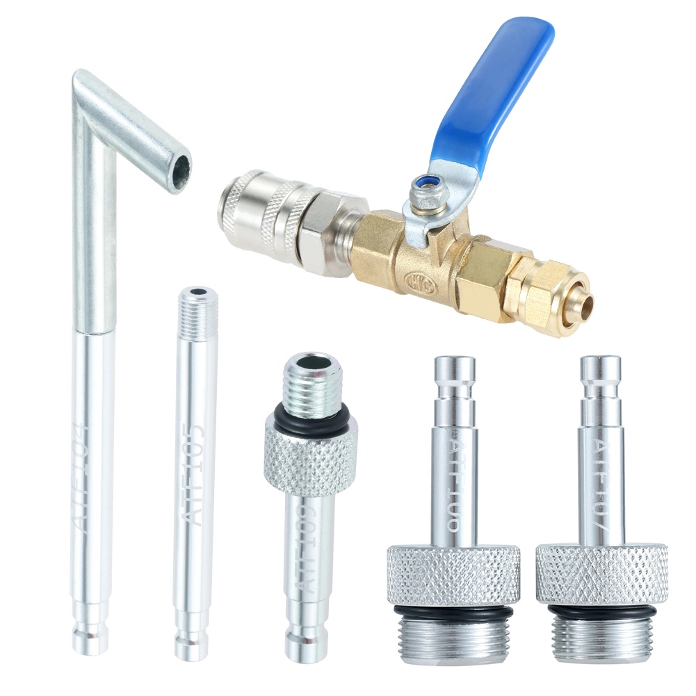 Jual Transmission Fluid Oil Filling Filler Adapter Connector Ball Valve ...