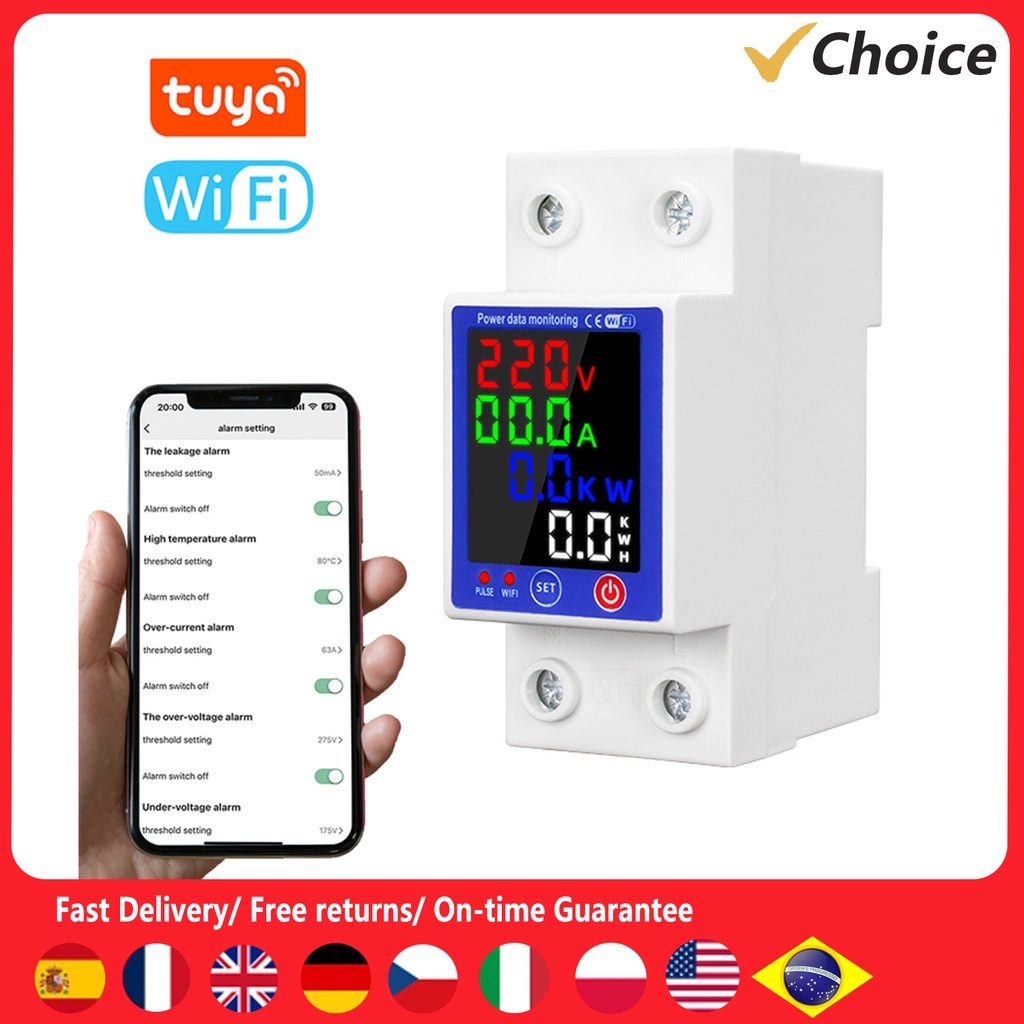 Jual Automatic Reclosure Protector Intelligent Metering Breaker LCD ...