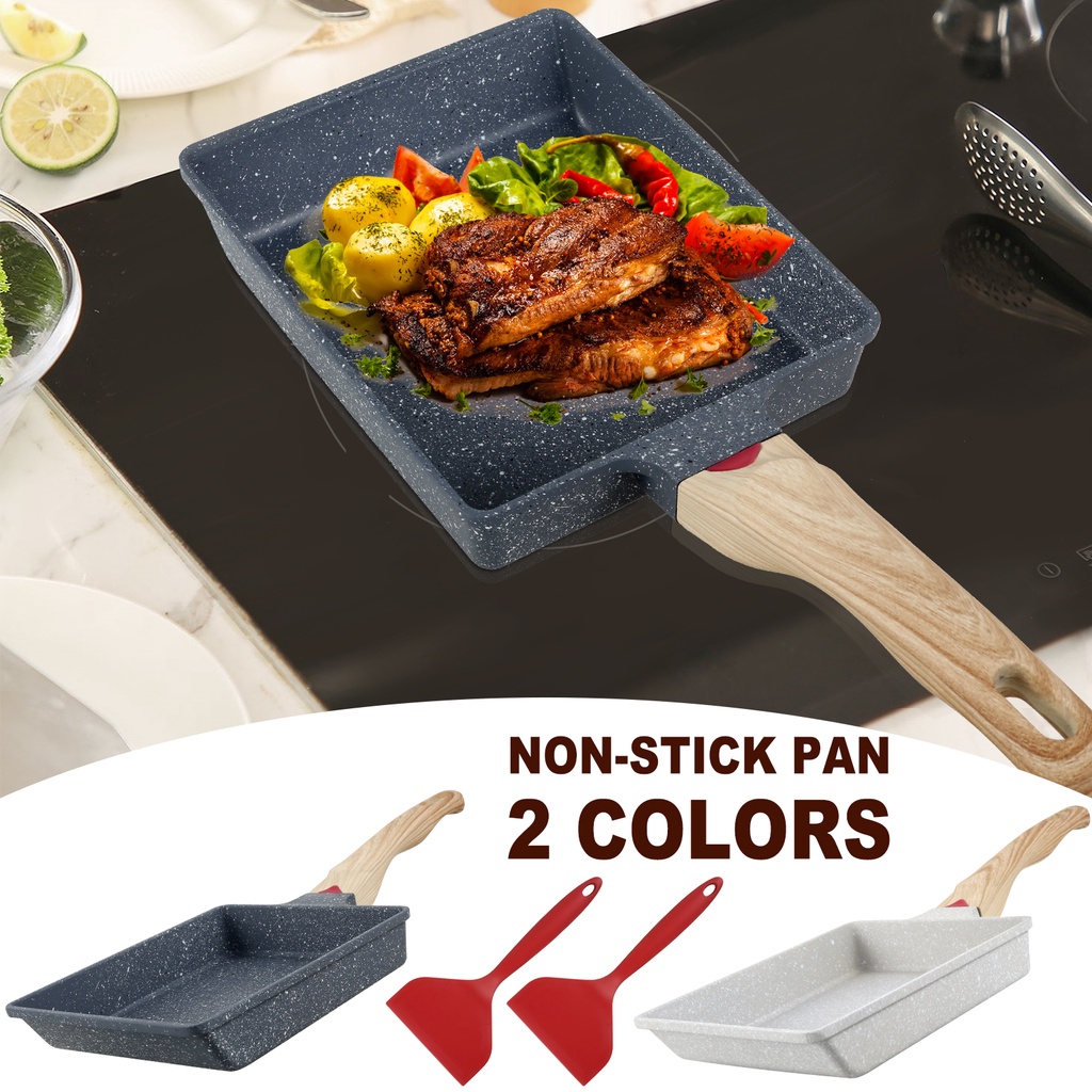 Jual Tamagoyaki Japanese Omelette Pan Nonstick Egg Pan Skillet ...
