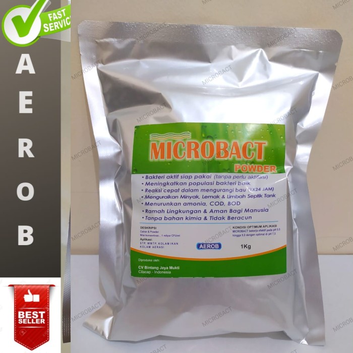 Jual Bakteri Pengurai Limbah Microbact Aerob Powder 1 Kg | Shopee Indonesia