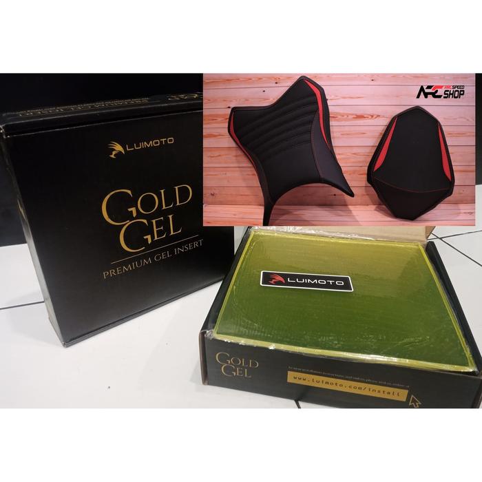 Jual Set Cover jok Luimoto R15-V3 Red + Premium Gel Seat Original ...