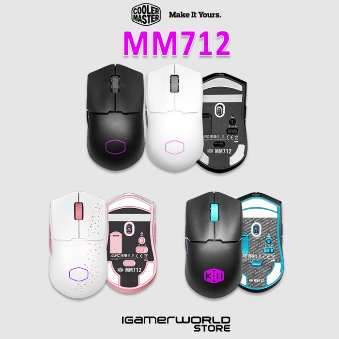 Jual Cooler Master MM712 Wireless Gaming Mouse | Shopee Indonesia