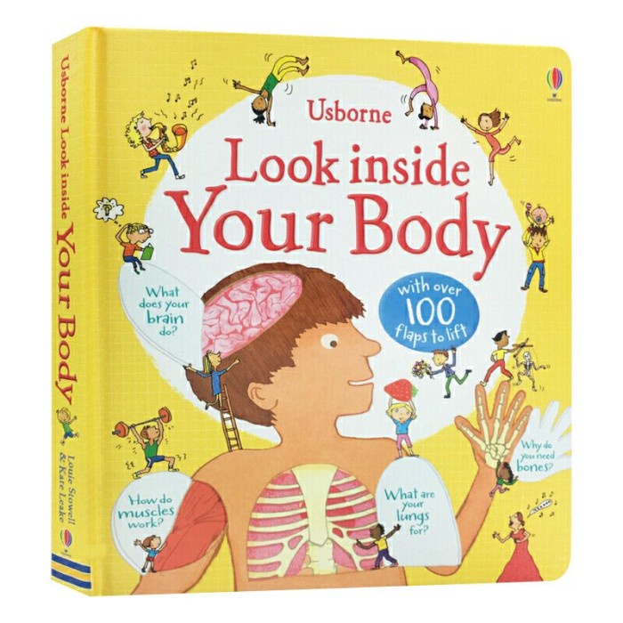 Jual PREMIUM Buku Edukasi Usborne Book Look Inside Your Body Tubuh ...