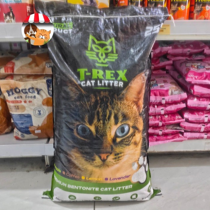 Jual Pet- Pasir Kucing Gumpal Wangi 25 Liter Trex Premium - Cat Sand ...