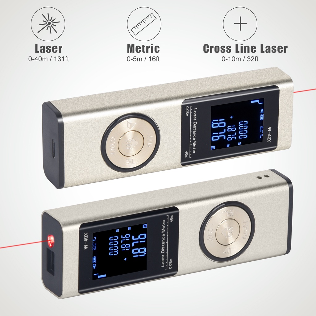 Jual NEW Laser Distance Meter Rangefinder Laser Tape Measure Digital ...