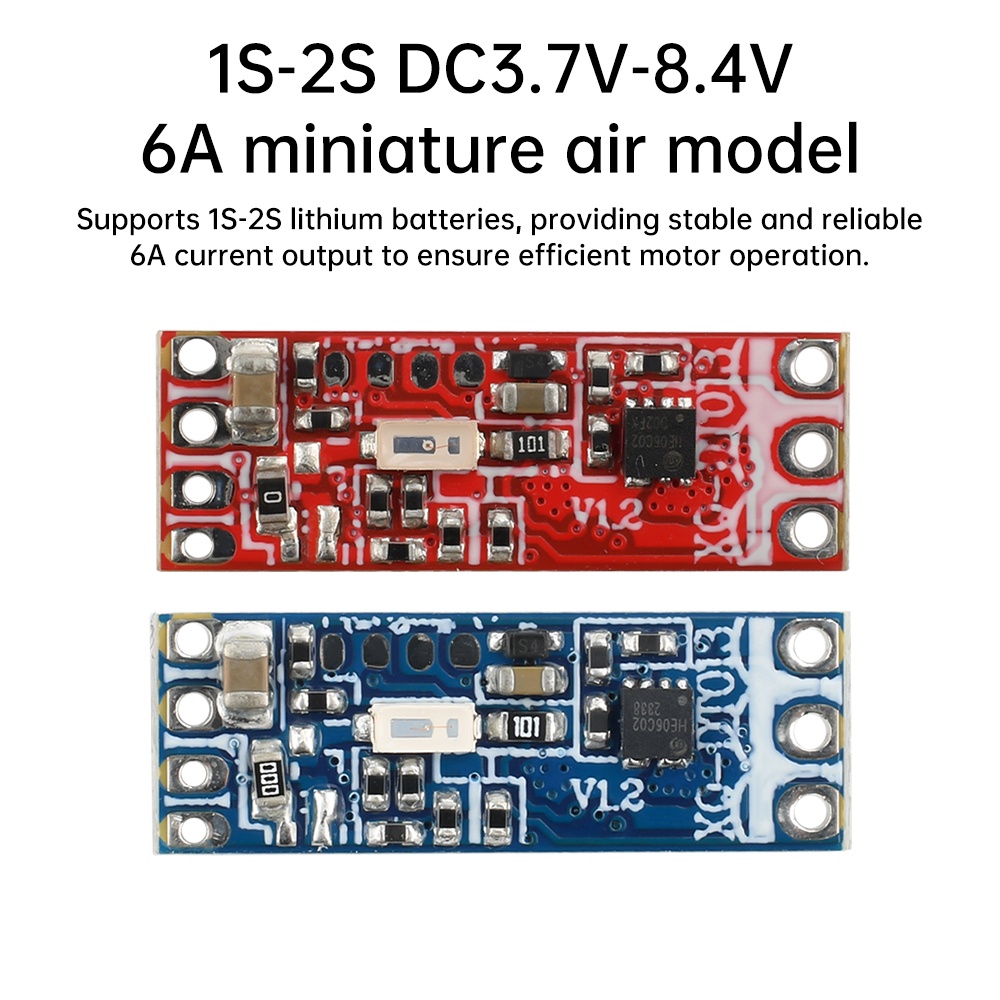 Knoruley Brushless Motor Driver Board – 3V-6V, 3,5A, 1S – Kompakter Regler Für Bürstenlose Motoren (rot)