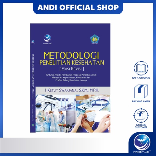 Jual Penerbit Andi - Buku Metodologi Penelitian Kesehatan (Ed. Revisi ...