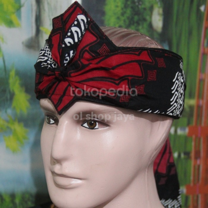 Jual Cap- Iket Kepala Blangkon Sunda Jawa Tradisional Model Bolong ...