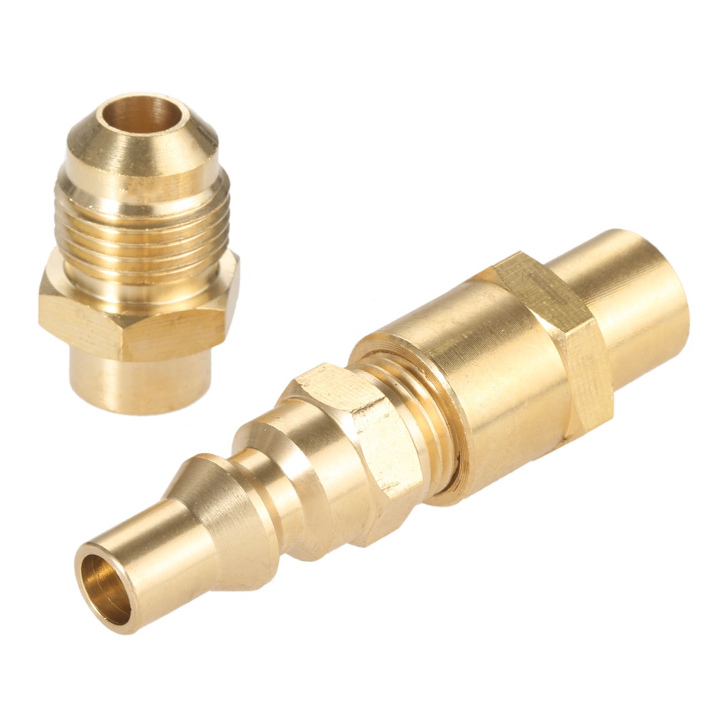 Jual 2pcs/1set Quick Connect Plug BBQ Propane Adapter 3/8