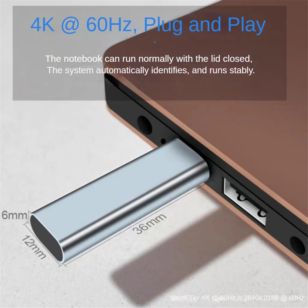 Jual USB Type-C Virtual Display Adapter DDC EDID Dummy Plug Headless ...