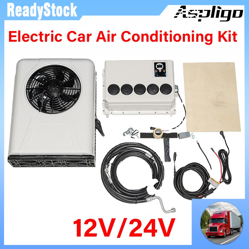 Jual Aspligo 12V 24V Universal Electric Car Parking Air Conditioning ...