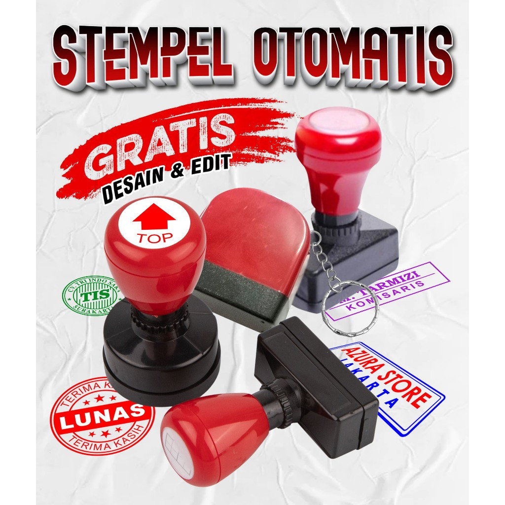 Jual STEMPEL OTOMATIS / STEMPEL CUSTOM / STEMPEL FLASH / STEMPEL WARNA ...