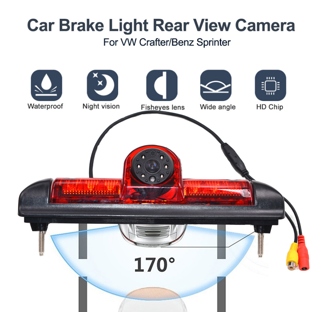 Jual NEW Car 3rd Brake Light Rear View Camera Waterproof Night Vision ...