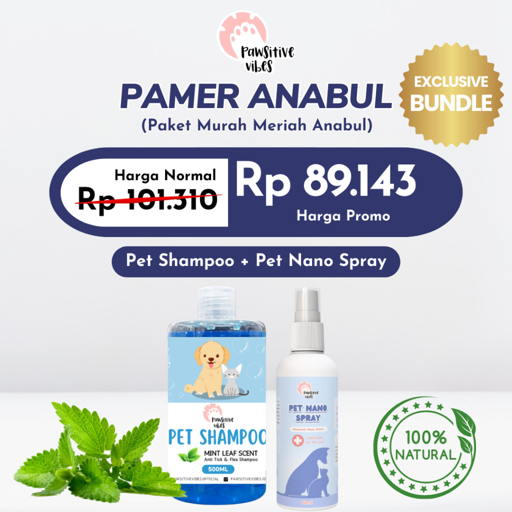 Jual RIMBA-12 [PAMER ANABUL F] Pawsitive Vibes Nano Silver Spray ...