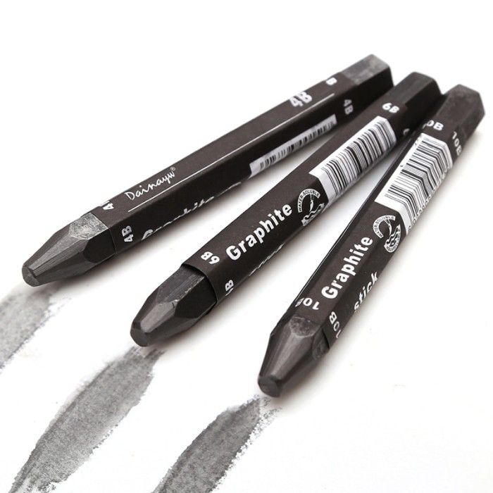Jual Graphite Stick Set - Water Soluble - 4B 6B 10B Art Drawing ...