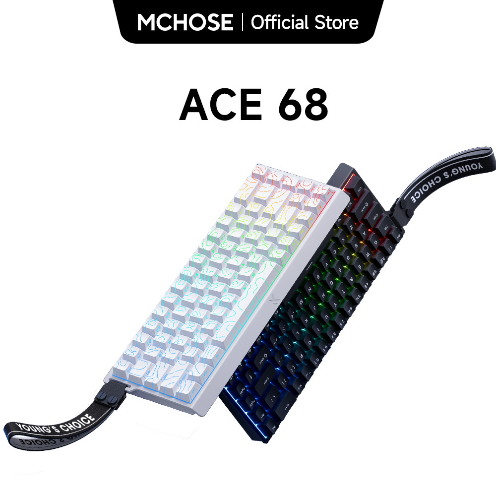Jual Mchose Ace 68 Magnetic Switch Gaming Keyboard Hall Effect Rapid 