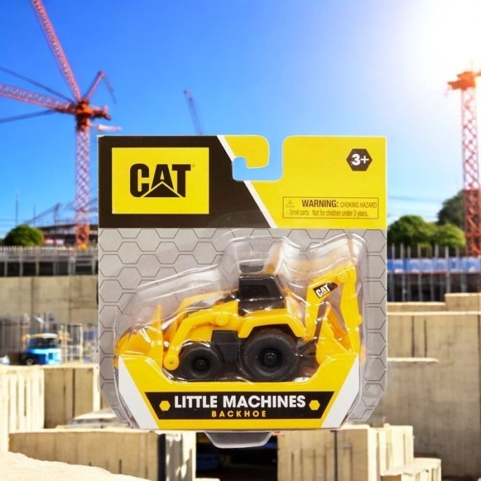 Jual Caterpillar Backhoe CAT Little Machines - Panjang 8 Cm - Mainan ...