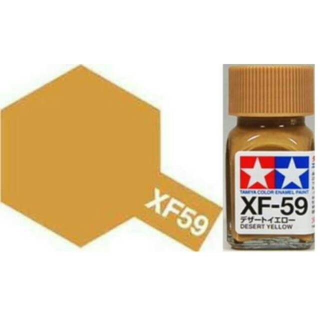Jual TAMIYA 80359 XF-59 DESERT YELLOW ENAMEL PAINT 10ml | Shopee Indonesia