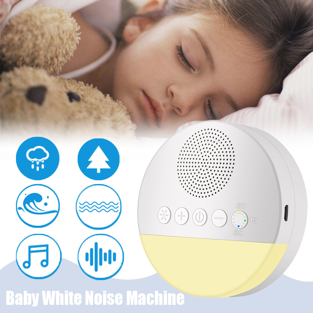Jual Baby White Noise Machine USB Rechargeable Timed Shutdown Sleep ...