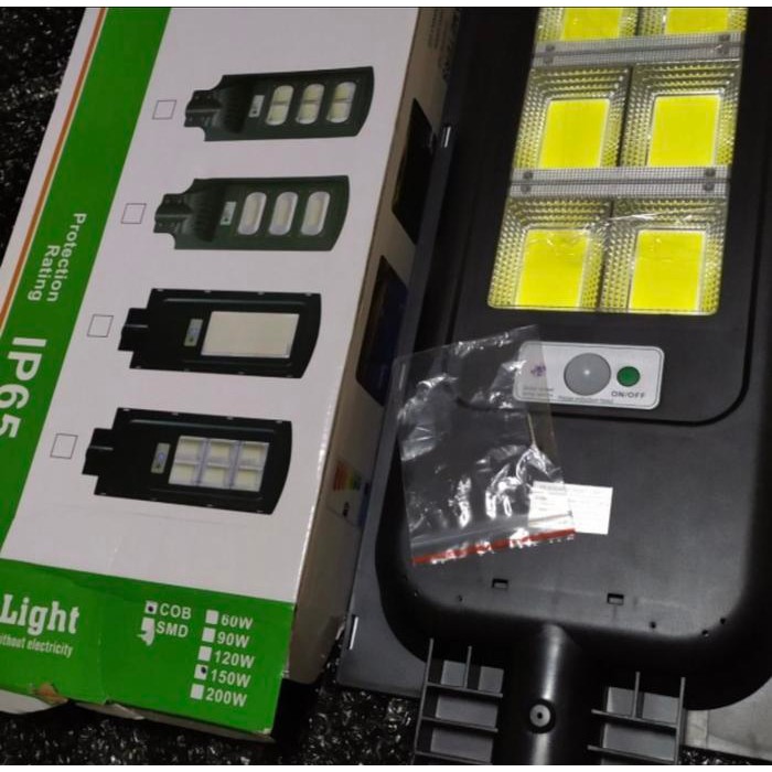 Jual LAMPU JALAN LED SOLAR CELL 150W 150WATT PJU TENAGA SURYA 150 WATT ...