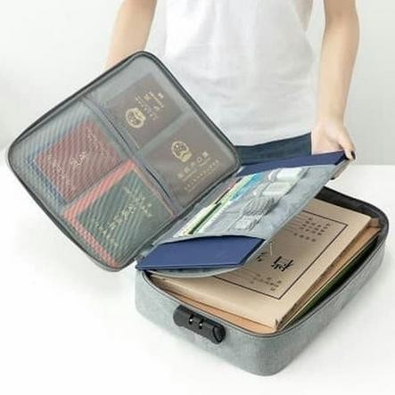 Jual Travel Bag Tas Koper Tempat Penyimpanan Simpan Kertas Berkas ...