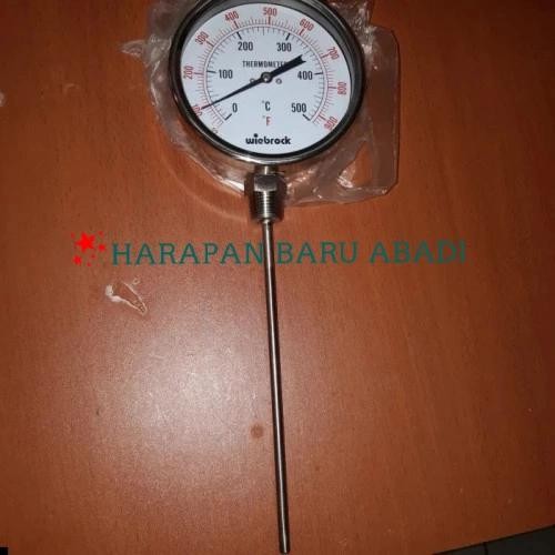 Jual PREMIUM Thermometer Gauge Stainless Model Raket 2 1/2