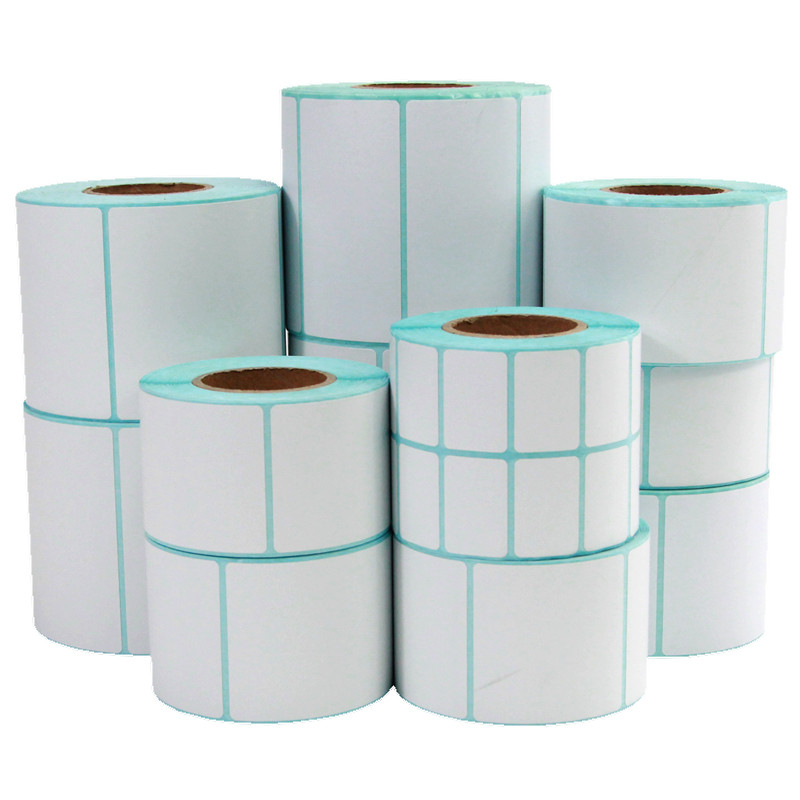 Jual Adhesive Thermal Label Sticker Paper Supermarket Price Blank Label ...