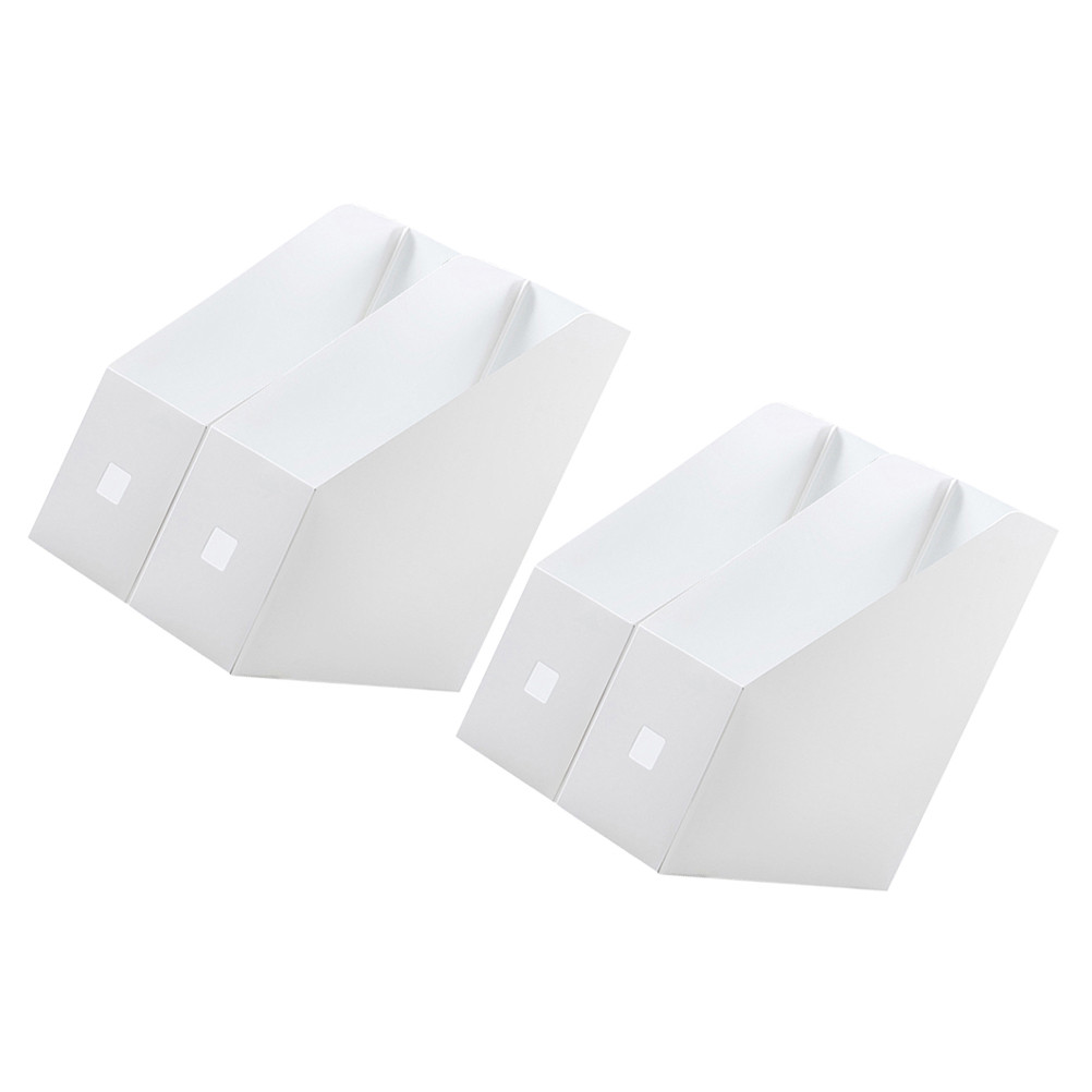 Jual 4 Pcs File Storage Box Folders Book Desktop Small Cabinet Document ...