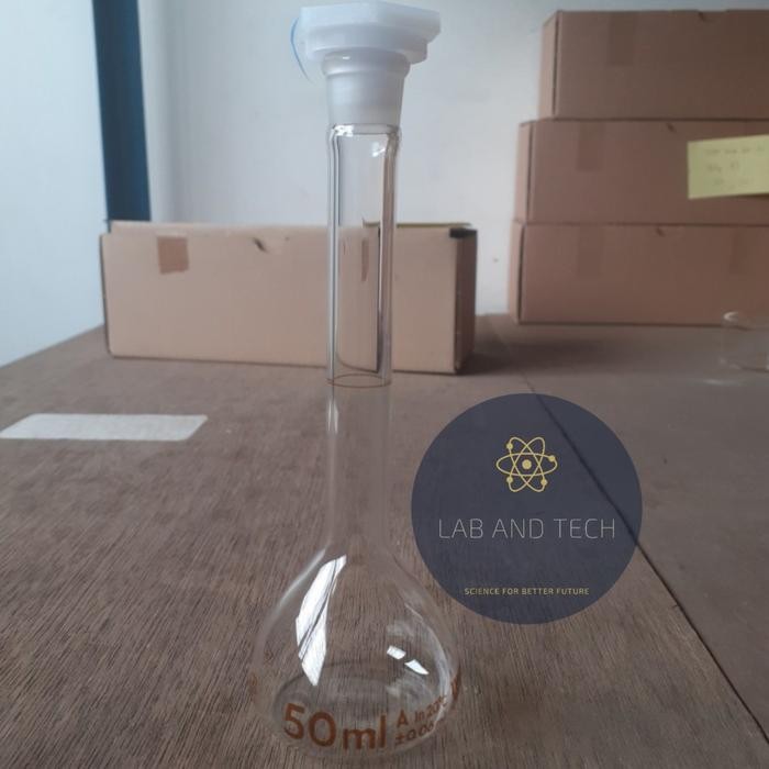 Jual Labu Ukur 50 ml katalog 5645-50 Iwaki Original Class A | Shopee ...