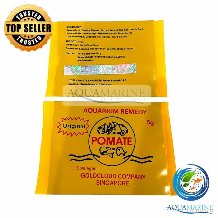 Jual POMATE OBAT IKAN ORIGINAL SINGAPORE BERHOLOGRAM 5 GR | Shopee ...