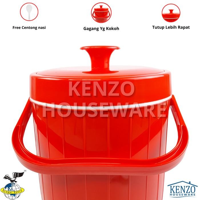 Jual Larisss- Rice Bucket 1 2 3 5 6 7 8 10 12 17 Liter Global Eagle ...