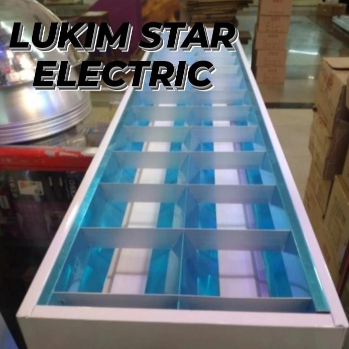 Jual KAP LAMPU RM OUTBOW 2X36/2x16w KAP LAMPU RMO HOUSING TL NEON LED ...