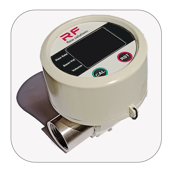 Jual Turbine Digital Flow Meter RF flow solution 3 inch 4-20 mA ...