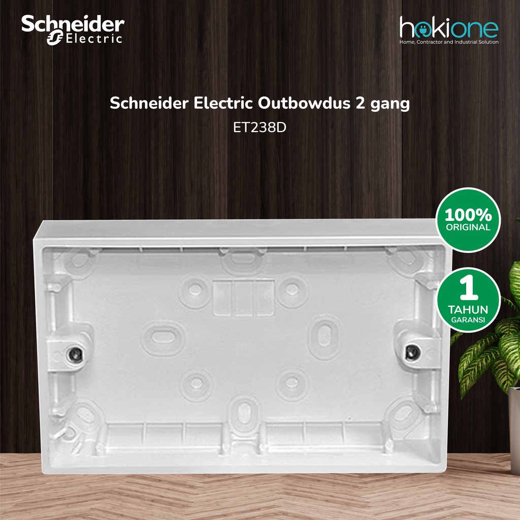 Jual Schneider Electric Outbowdus 2 Gang - ET238D | Shopee Indonesia