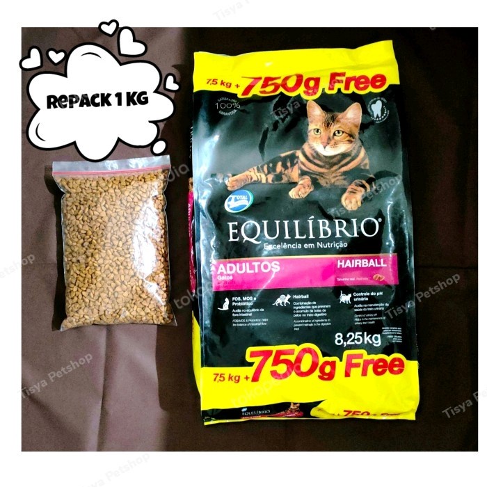 Jual Product Laris Equilibrio Equil Adult Repack Makanan Kucing Repack ...