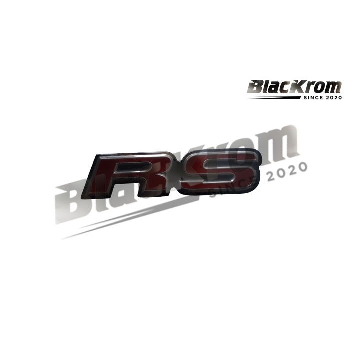 Jual Ready Logo Emblem Black Smoke Tulisan RS | Shopee Indonesia