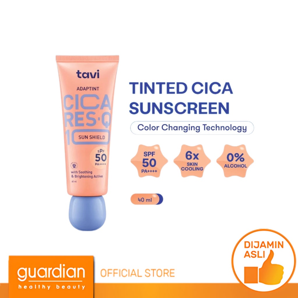 Jual TAVI CICA RES-Q10 AdapTint Sun Shield 40 ml | Sunscreen Wajah ...