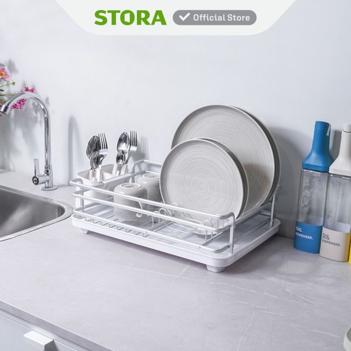 Jual TERUJI Stora Rak Piring Aluminium Satu Tingkat Ta-6342A Dish Rack ...
