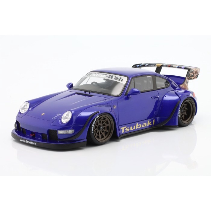 Jual 1/18 GT SPIRIT PORSCHE RWB TSUBAKI BLUE DIECAST MINIATUR NOT ...