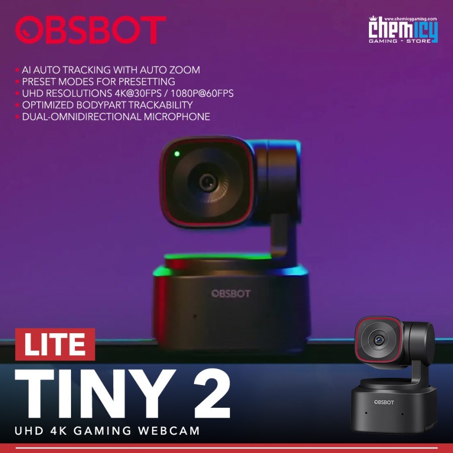 Jual Obbot Tiny 2 Lite Aipowered Ptz Uhd 4 Gang Webcam For Treang ...