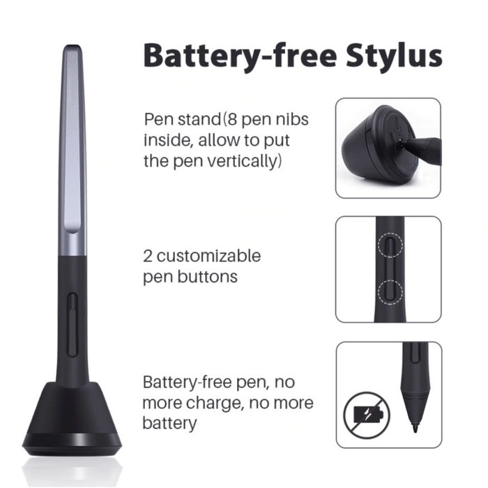 Ergonomic Touch Pen With High Sensitivity For PW201 H430P HST640 H640P