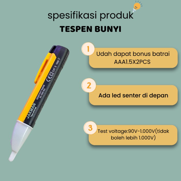 Jual (Expert) TESPEN SENSOR / TESPEN BUNYI / TESPEN MURAH / TESPEN ...