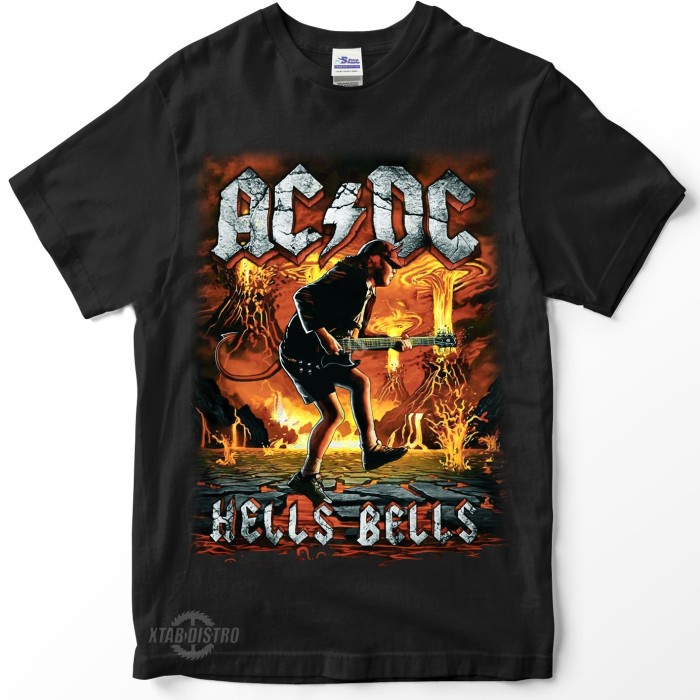 Jual Navero-kaos ACDC Hells Bells kaos band acdc Highway to hell back ...