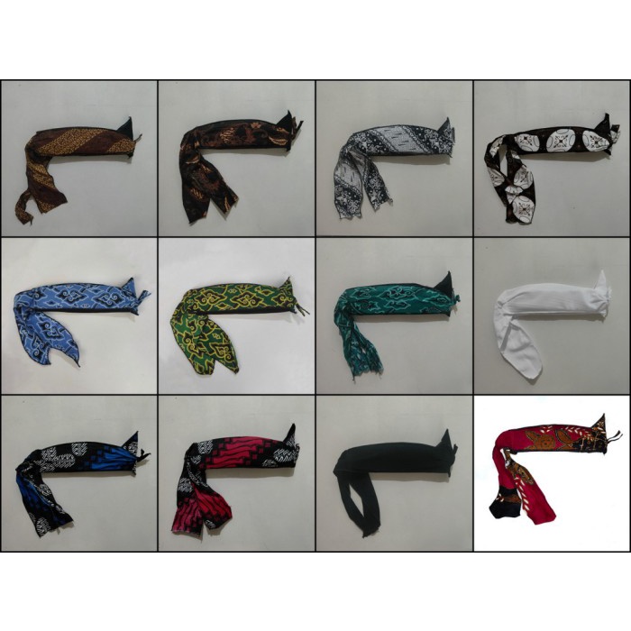 Jual Cap- Ikat Kepala Tradisional Batik Sunda Ikat-Sunda Bolong ...
