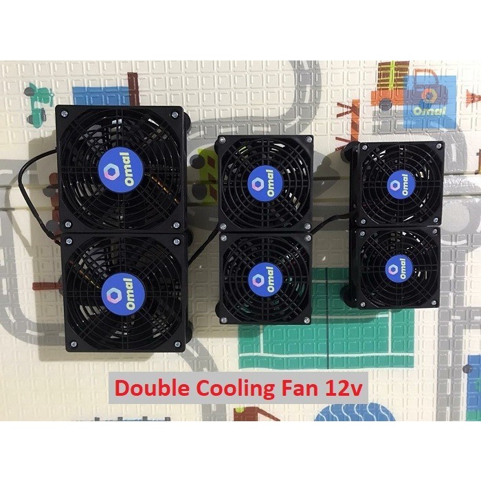 Jual [Expert] Double Fan Cooling Wifi Router Tv Box Kipas Pendingin 2 ...
